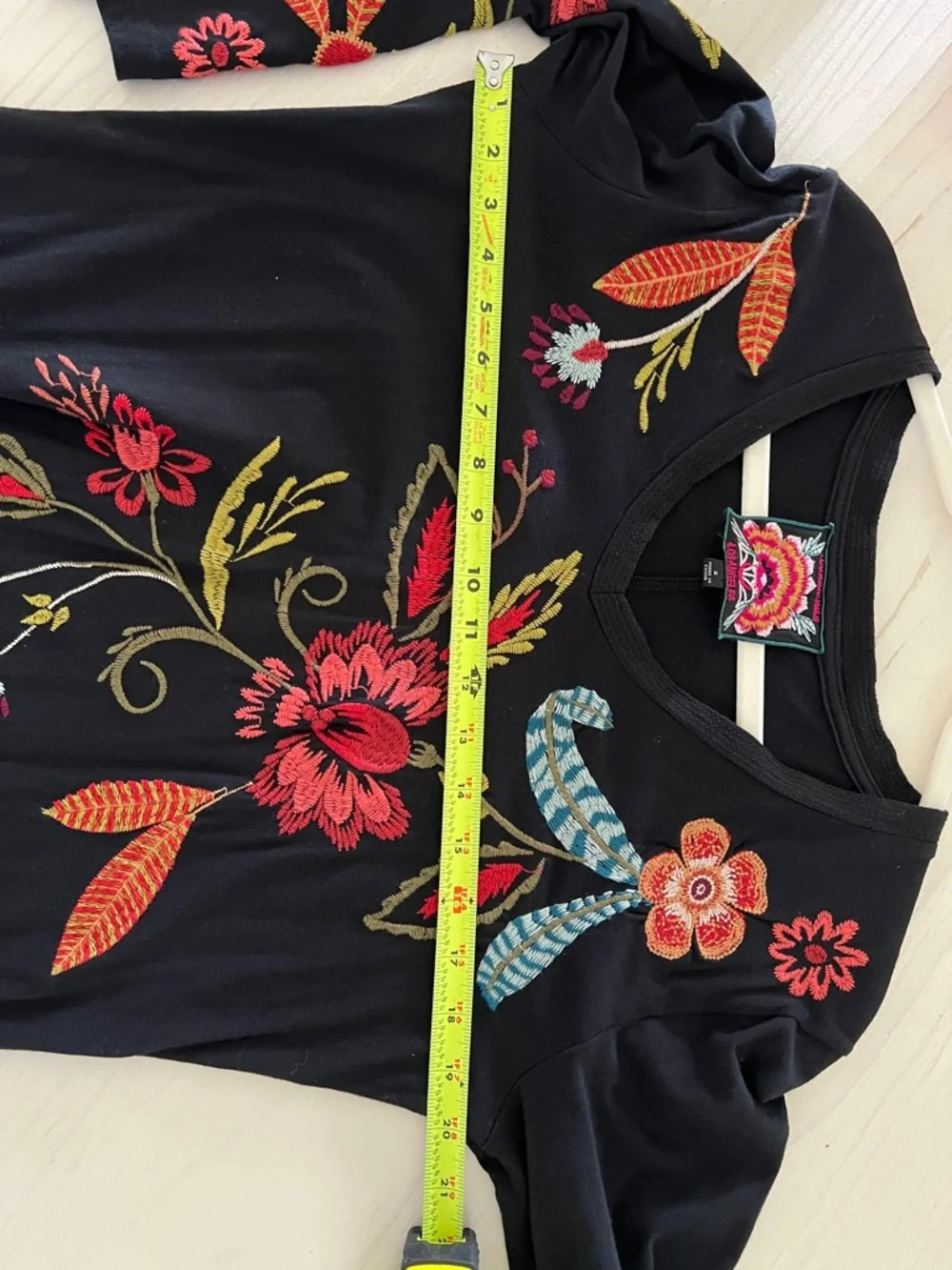 Johnny Was embroidered dress size S/M - Picture 5 of 6